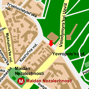 Apartment in Kiev Map